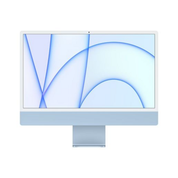 Настольн, персональн,компьютер Apple IMAC 24" 8 Core М1/8GB /SSD 512GB /8Core Graphics 16C NeuralEngine/Magic Mouse2/Apple Magic Keyboard/кабель USB-C lightning,голубой цвет, 8-th genetation