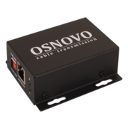 Удлинитель Ethernet+PoE OSNOVO E-PoE/1A PoE удлинитель 10M/100M Fast Ethernet на 400м (до 30W). Увеличение расстояния передачи данных + питание на 100м (В режиме "S" - до 400м). Совместим с оборудованием PoE IEEE 802.3af/at.