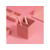 Подставка Deli NS011Pink Nusign 2отд. для письменных принадлежностей 84х84х86мм розовый пластик