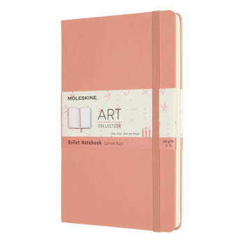 Блокнот Moleskine ART BULLET ARTBULNT3D20 Large 130х210мм 160стр. пунктир твердая обложка розовый коралл