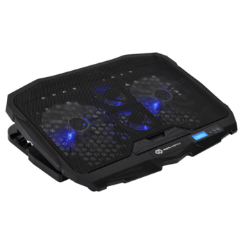 Подставка для ноутбука Digma D-NCP170-4 17"390x280x28мм 2xUSB 4x 70/125ммFAN 750г черный