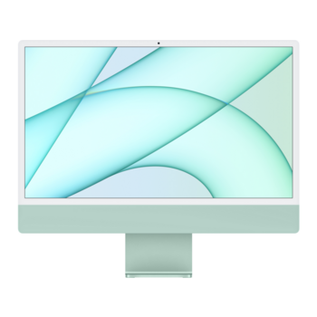 Настольн, персональн,компьютер Apple IMAC 24" 8 Core М1/8GB /SSD 256GB /8Core Graphics 16C NeuralEngine/Magic Mouse2/Apple Magic Keyboard/кабель USB-C lightning,зеленый цвет, 8-th genetation