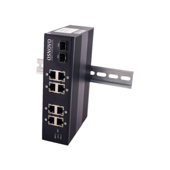 Коммутатор Osnovo SW-70802/I (L2) 10x1Гбит/с 2SFP неуправляемый