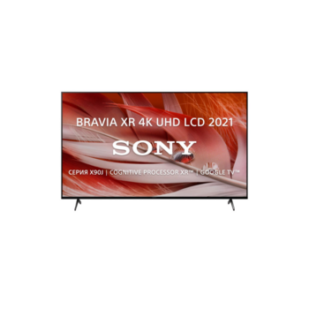 Телевизор LED Sony 75" XR-75X90J BRAVIA черный Ultra HD 100Hz DVB-T DVB-T2 DVB-C DVB-S DVB-S2 USB WiFi Smart TV (RUS)