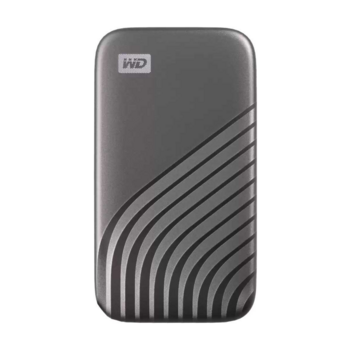 Накопитель SSD WD USB-C 500Gb WDBAGF5000AGY-WESN My Passport 1.8" серый