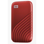 Накопитель SSD WD USB-C 500Gb WDBAGF5000ARD-WESN My Passport 1.8" красный
