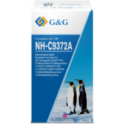 Картридж струйный G&G NH-C9372A пурпурный (130мл) для HP Designjet T610/T770/T790eprinter/T1300eprinter/T1100