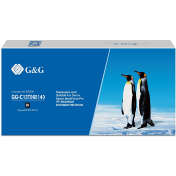 Картридж струйный G&G GG-C13T965140 T9651 черный (10000стр.) (187мл) для Epson WorkForce Pro WF-M5299DW/M5799DWF/M5298DW