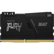 Память DDR4 32Gb 3200MHz Kingston KF432C16BB/32 Fury Beast Black RTL Gaming PC4-25600 CL16 DIMM 288-pin 1.35В dual rank с радиатором Ret