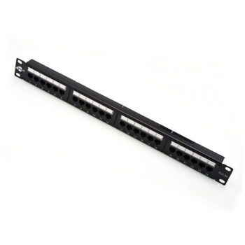 Патч-панель 19" 24хRJ45 UTP 1U cat.5е