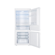 Встраиваемый холодильник Hansa Встраиваемый холодильник Hansa/ Встраиваемый холодильник Hansa BK303.0U. Тип крепления - при помощи направляющих (slide). Общий объем 270 л. Объем холодильной/морозильной камер - 195/75л. Хранение при отключении питания - 11