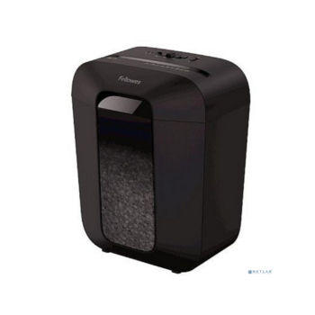 Шредер Fellowes PowerShred LX41 черный (секр.P-4) фрагменты 8лист. 17лтр. скрепки скобы пл.карты