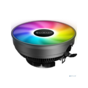 Кулер для процессора Кулер для процессора/ CPU Cooler PCCooler E126M PRO (92W, 4-pin PWM, 70mm, Al/Cu, -mm, FRGB, 1x120mm, 65.46CFM, 29.8dBA, 1600RPM, S: 1700/1200/115X, AM5/AM4, black)