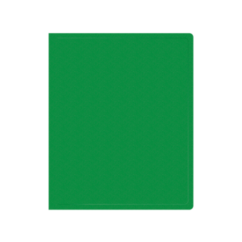 Папка на 2-х кольцах Buro -ECB413/2RGREEN A4 пластик 0.5мм зеленый