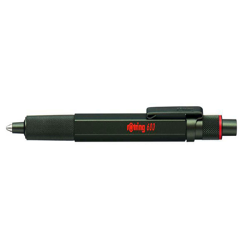 Ручка шариковая Rotring 600 (2114263) 0.5мм корпус сталь зеленый черные чернила