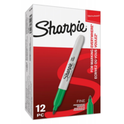 Маркер перманентный Paper Mate Fine S0810960 Sharpie зеленый