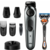 Триммер Braun BT7240 + Бритва Gillette + 2 кас черный/серебристый (насадок в компл:4шт)