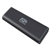 Внешний корпус SSD AgeStar 3UBNF5C SATA III USB 3.0 USB 3.0 Type-С алюминий черный M2 2280 B-key