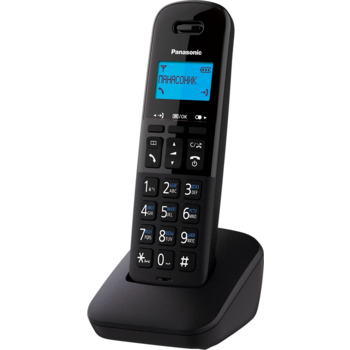 Беспроводной телефон DECT Panasonic Беспроводной телефон DECT Panasonic/ Монохромный, АОН, черный