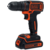 Дрель-шуруповерт Black+Decker BDCDC18B-QW аккум. патрон:быстрозажимной (кейс в комплекте)