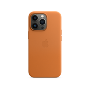 Чехол (клип-кейс) Apple для Apple iPhone 13 Pro Leather Case with MagSafe золотистая охра (MM193ZE/A)