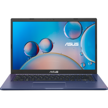 Ноутбук ASUS X415JF-EB151T 14"(1920x1080 (матовый) IPS)/Intel Pentium Gold 6805(1.1Ghz)/8192Mb/256PCISSDGb/noDVD/Ext:nVidia GeForce MX130(2048Mb)/Cam/BT/WiFi/war 1y/1.6kg/Peacock Blue/W10