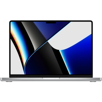 Ноутбук Apple MacBook Pro 14 2021 [MKGR3RU/A] Silver 14.2" Liquid Retina XDR {(3024x1964) M1 Pro chip with 8-core CPU and 14-core GPU/16GB/512GB SSD} (2021)