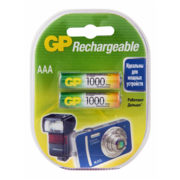 Аккумулятор GP 100AAAHC AAA NiMH 1000mAh (2шт) блистер