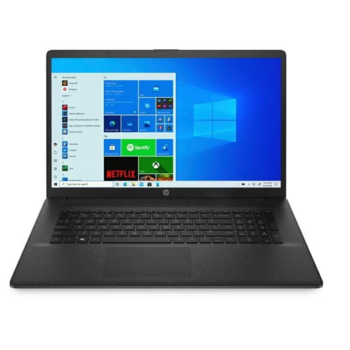 Ноутбук HP 17-cp0109ur 3020e 1200 МГц 17.3" 1600X900 8Гб DDR4 2400 МГц SSD 256Гб нет DVD AMD Radeon Graphics встроенная ENG/RUS DOS черный 2.07 кг 4E2K0EA