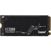 Твердотельный накопитель Твердотельный накопитель/ Kingston SSD KC3000, 2048GB, M.2(22x80mm), NVMe, PCIe 4.0 x4, 3D TLC, R/W 7000/7000MB/s, IOPs 1 000 000/1 000 000, DRAM buffer 2048MB, TBW 1600, DWPD 0.71, with Heat Spreader (12 мес)
