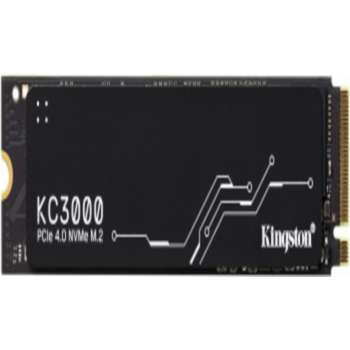 Твердотельный накопитель Твердотельный накопитель/ Kingston SSD KC3000, 2048GB, M.2(22x80mm), NVMe, PCIe 4.0 x4, 3D TLC, R/W 7000/7000MB/s, IOPs 1 000 000/1 000 000, DRAM buffer 2048MB, TBW 1600, DWPD 0.71, with Heat Spreader (12 мес)