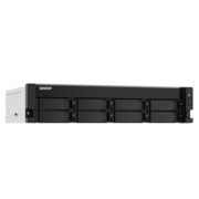 Сетевое хранилище без дисков SMB QNAP TS-853DU-RP-4G NAS 8 HDD trays, rackmount, 2 PSU. 4-core Intel Celeron J4125 2.0 GHz (up to 2.7 GHz), 4 GB RAM (1 x 4 GB) up to 8 GB (2 x 4GB), 2.5 Gigabit Ethernet x 2, 4xUSB, 1xHDMI . W/o rail kit RAIL-B02