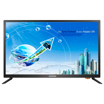 Телевизор LED Starwind 24" SW-LED24BB201 черный HD 60Hz DVB-T DVB-T2 DVB-C DVB-S DVB-S2 (RUS)