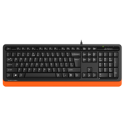 Клавиатура A4Tech Fstyler FKS10 черный/оранжевый USB (FKS10 ORANGE)