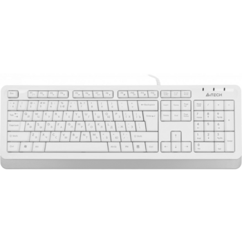 Клавиатура A4Tech Fstyler FKS10 белый/серый USB (FKS10 WHITE)