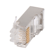 Коннектор ITK GENERICA (CS3-1C5EF-G-20PCS) FTP кат.5e RJ45 прозрачный (упак.:20шт)