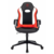 Кресло игровое Zombie 11 черный/красный текстиль/эко.кожа крестовина пластик
