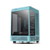 Корпус Thermaltake The Tower 100 Turquoise голубой без БП miniITX 1x120mm 3x140mm 2xUSB3.0 audio bott PSU