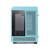 Корпус Thermaltake The Tower 100 Turquoise голубой без БП miniITX 1x120mm 3x140mm 2xUSB3.0 audio bott PSU