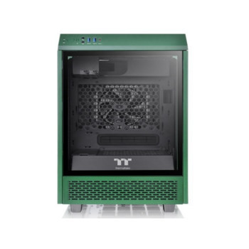 Корпус Thermaltake The Tower 100 Racing зеленый без БП miniITX 1x120mm 3x140mm 2xUSB3.0 audio bott PSU