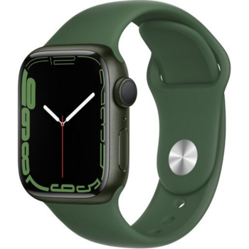 Часы Apple Watch Series 7 GPS, 41mm Green Aluminium Case with Clover Sport Band,Корпус из алюминия зеленого цвета, спортивный ремешок цвета «зеленый клевер» 41 мм