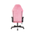 Кресло игровое Knight N1 Fabric розовый Velvet 36 с подголов. крестов. металл