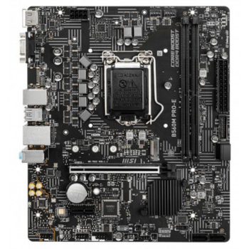 Материнская плата MSI B560M PRO-E Socket 1200, Intel B560, 2xDDR4, mATX, 8ch(7.1), GbLAN, VGA, HDMI