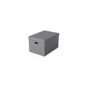 Короб для хранения Esselte 628287 L складной 355x305x510мм серый картон (упак.:3шт)