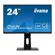 Монитор Iiyama 23.8" ProLite XUB2494HSU-B1 черный VA LED 16:9 HDMI M/M матовая HAS Pivot 250cd 178гр/178гр 1920x1080 D-Sub DisplayPort FHD USB 4.8кг