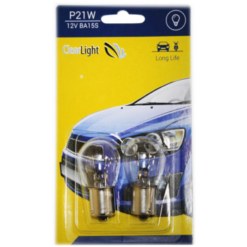 Лампа автомобильная галогенная ClearLight CL-P21W P21W 12В 21Вт (упак.:1шт)