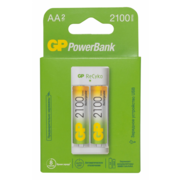 Аккумулятор + зарядное устройство GP PowerBank E211210AAHC-2CRB2 AA NiMH 2100mAh (2шт) коробка