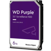 Жесткий диск Жесткий диск/ HDD WD SATA3 6TB Purple 5640rpm 256Mb 1 year warranty (replacement WD64PURZ, WD62PURZ, WD60PURZ)