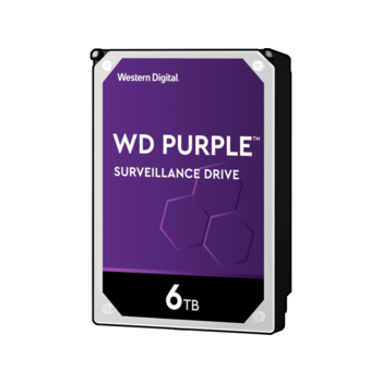 Жесткий диск Жесткий диск/ HDD WD SATA3 6TB Purple 5640rpm 256Mb 1 year warranty (replacement WD64PURZ, WD62PURZ, WD60PURZ)