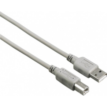 Кабель Hama H-200901 00200901 ver2.0 USB A (m) USB B(m) 3м серый (упак.:1шт)